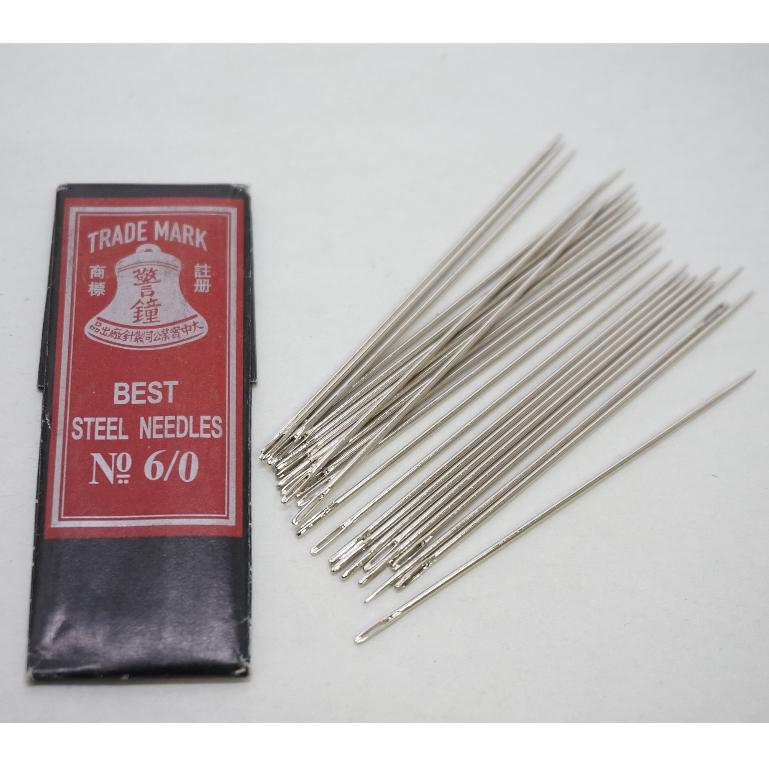 鹿牌 DEER 警鐘 手縫針 短針 拼布針 毛線針 十字繡針 刺繡手縫針 附繡針筒-細節圖6