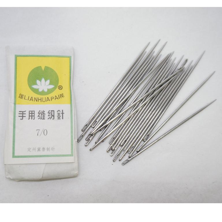 鹿牌 DEER 警鐘 手縫針 短針 拼布針 毛線針 十字繡針 刺繡手縫針 附繡針筒-細節圖7