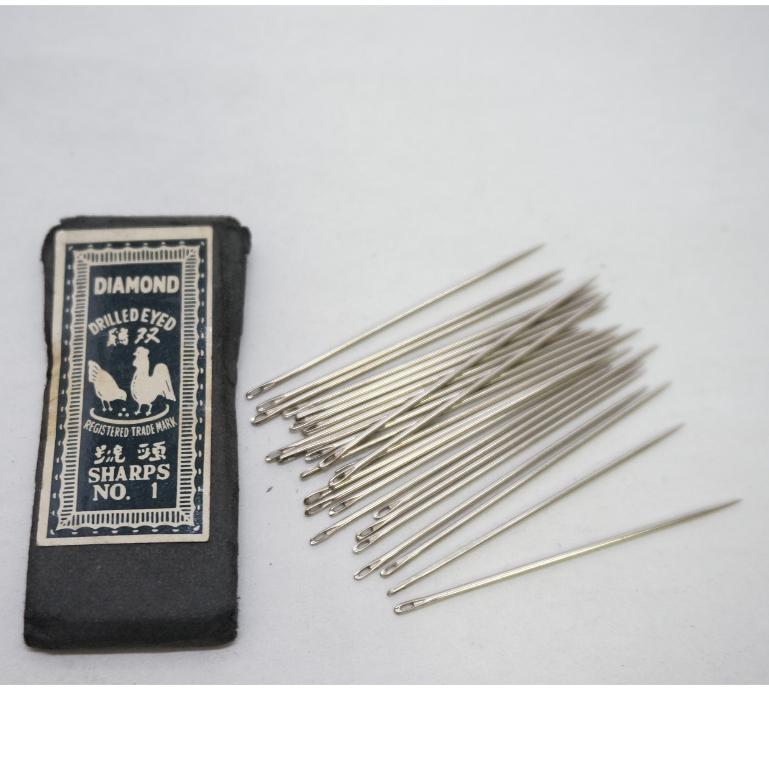 鹿牌 DEER 警鐘 手縫針 短針 拼布針 毛線針 十字繡針 刺繡手縫針 附繡針筒-細節圖8