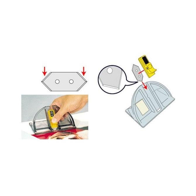 OLFA 45度角斜口刀 MC-45/2B 畫框框邊45度斜角切割刀-細節圖6