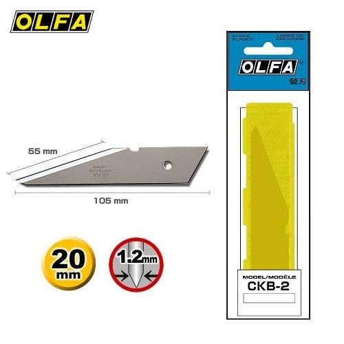 OLFA 多用途工藝刀 CK-1 CK-2 多用途工藝刀 手工藝刀 不鏽鋼 白鐵尖尾刀 木雕刀-細節圖5