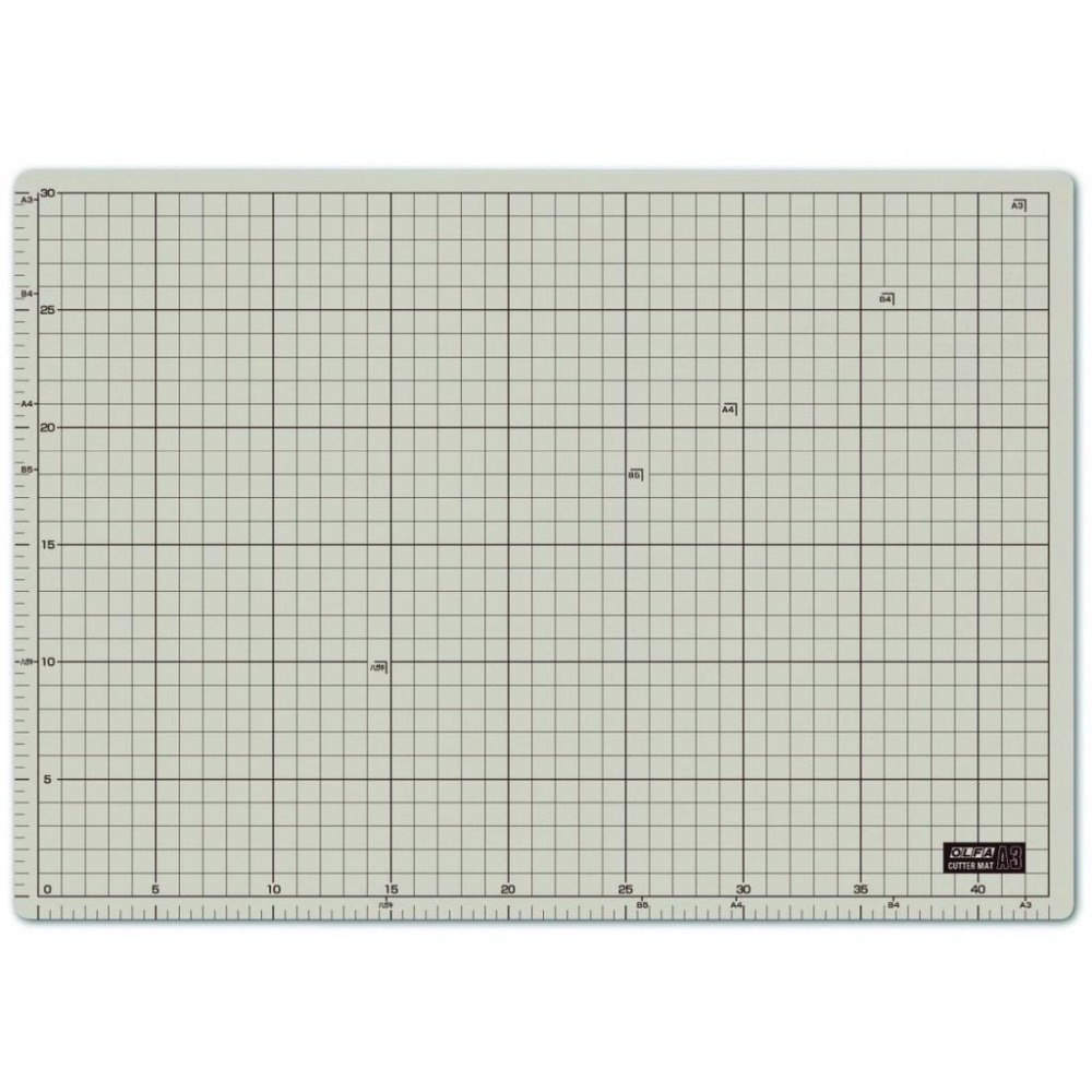 OLFA切割墊CM-A3(灰褐兩面) OLFA切割墊CM-A3（綠色）-細節圖3