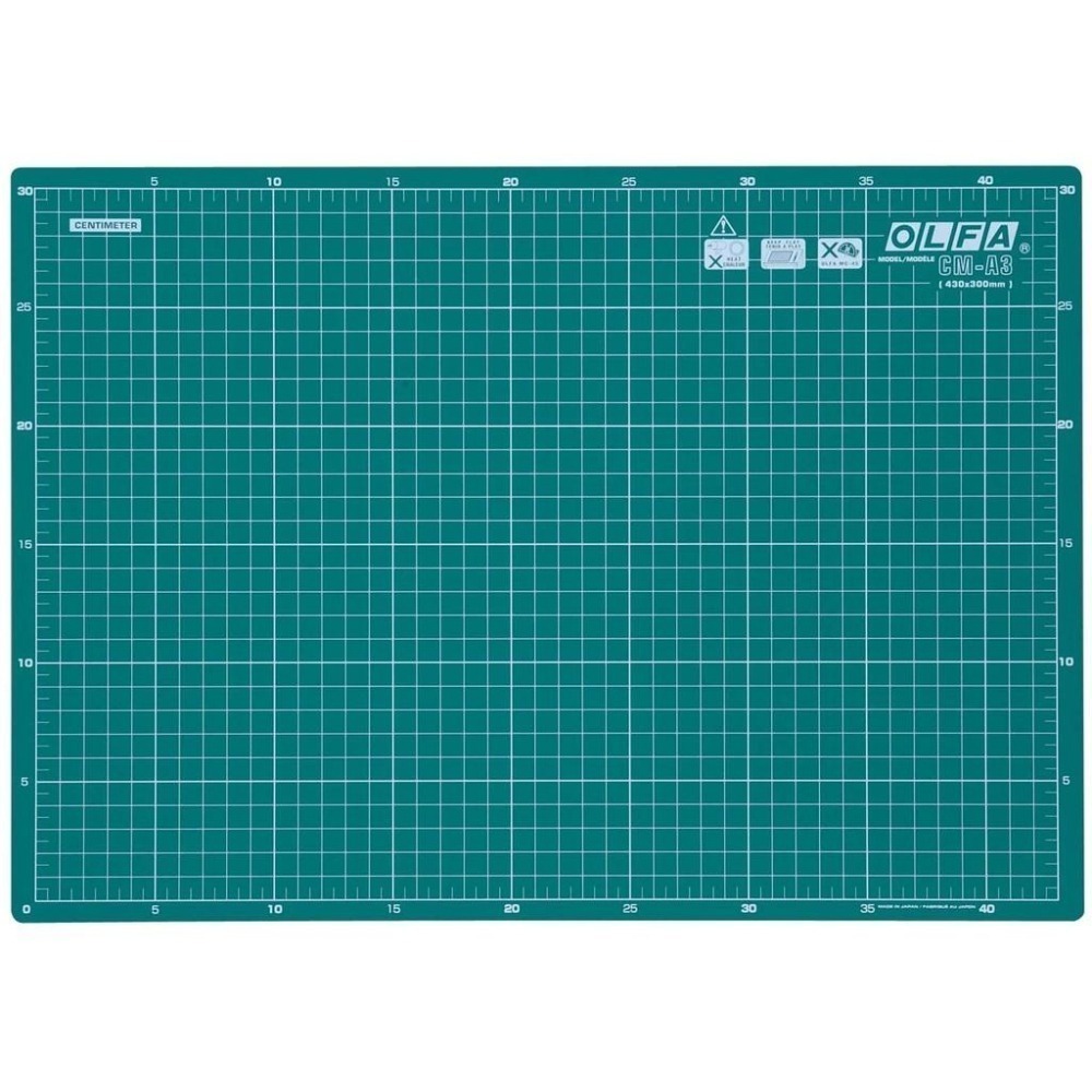 OLFA切割墊CM-A3(灰褐兩面) OLFA切割墊CM-A3（綠色）-細節圖5