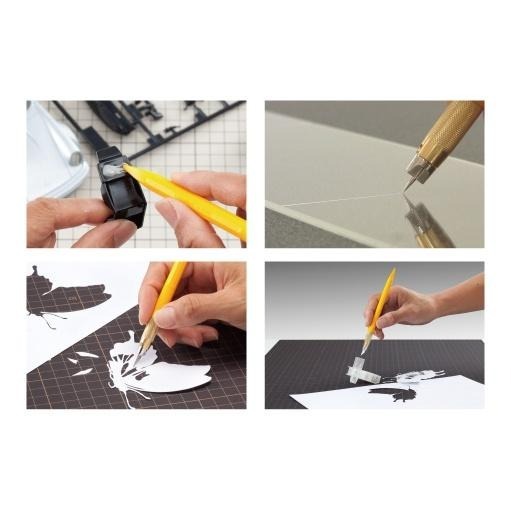 OLFA 細緻型設計用筆刀AK-5/5B型 AK-5 216BSBK 筆刀 切割刀 雕刻刀 模型 精密紙雕刀 刻畫刀-細節圖6