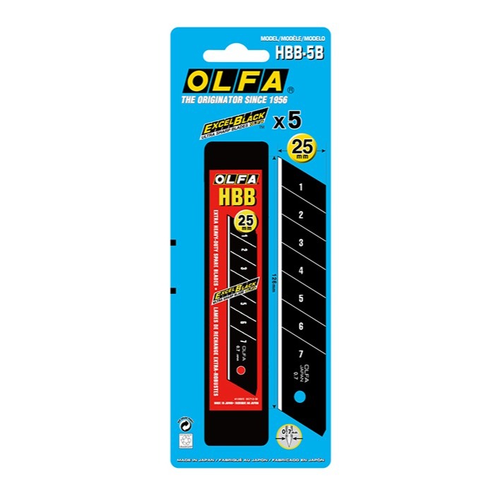 OLFA 超銳特大型美工刀片HBB-5B型（日本包裝型號HBB5K型）-細節圖2