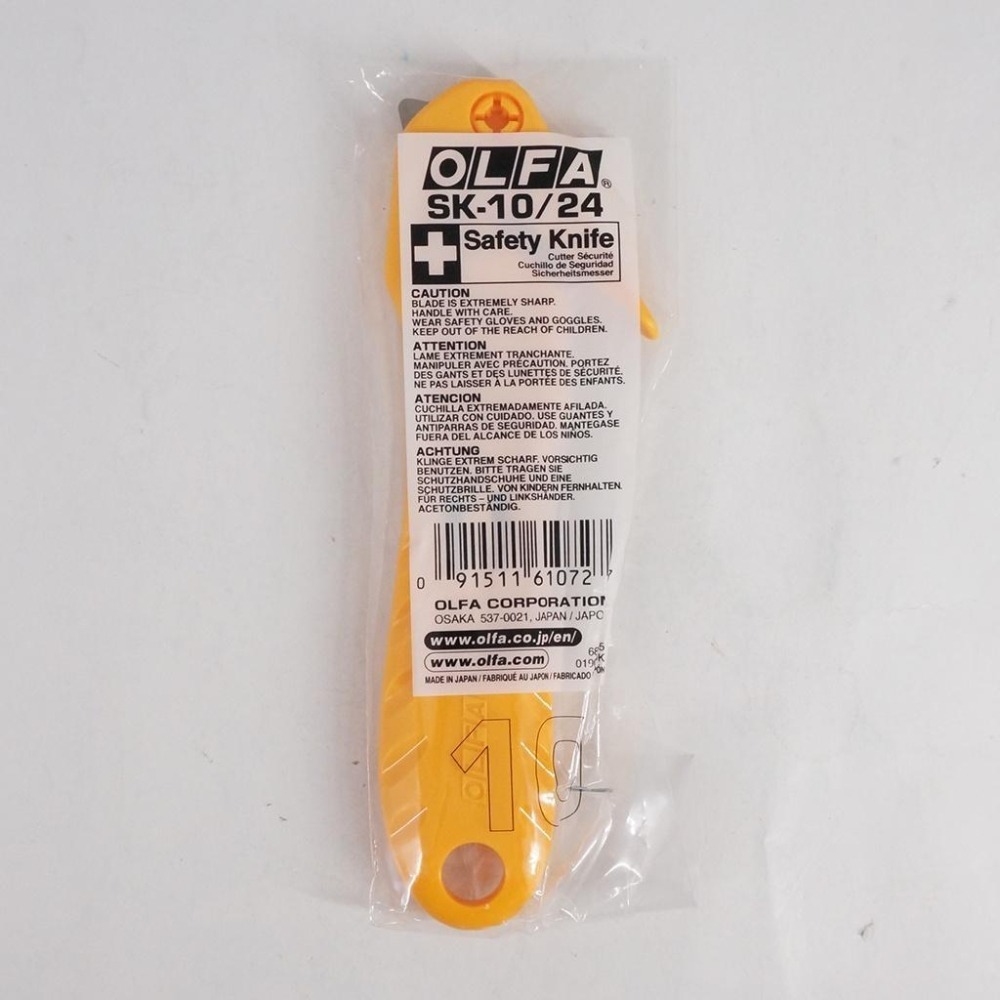 OLFA新型安全工作刀SK-10 SK-10/24型 簡易環保塑膠袋裝-細節圖2
