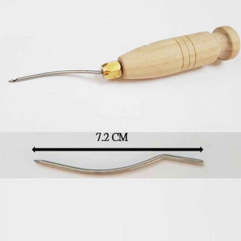 彎鉤錐 直鉤錐 針錐 DIY 拼布 皮革 工藝 鞋錐 意大利縫 馬克針-細節圖3