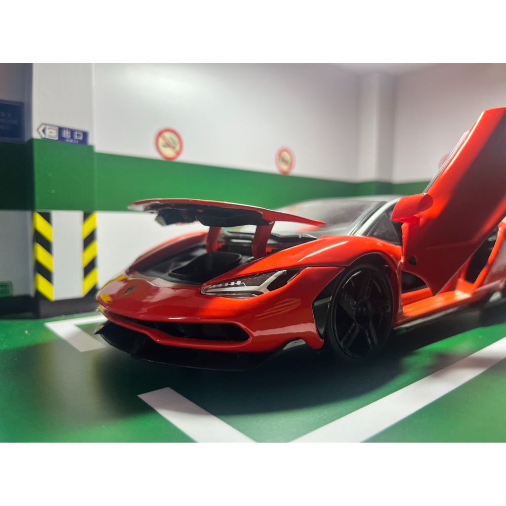 1/18 lamborghini LP770-4 全可開合金模型 稀有車款 百年蠻牛-細節圖4
