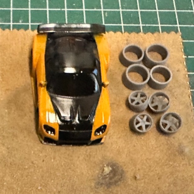 3D列印客製化 玩命關頭RX7 Q車 訂製車模 光固化 模型車客製化 1/18 1/24 1/32 1/64 皆可討論-規格圖5