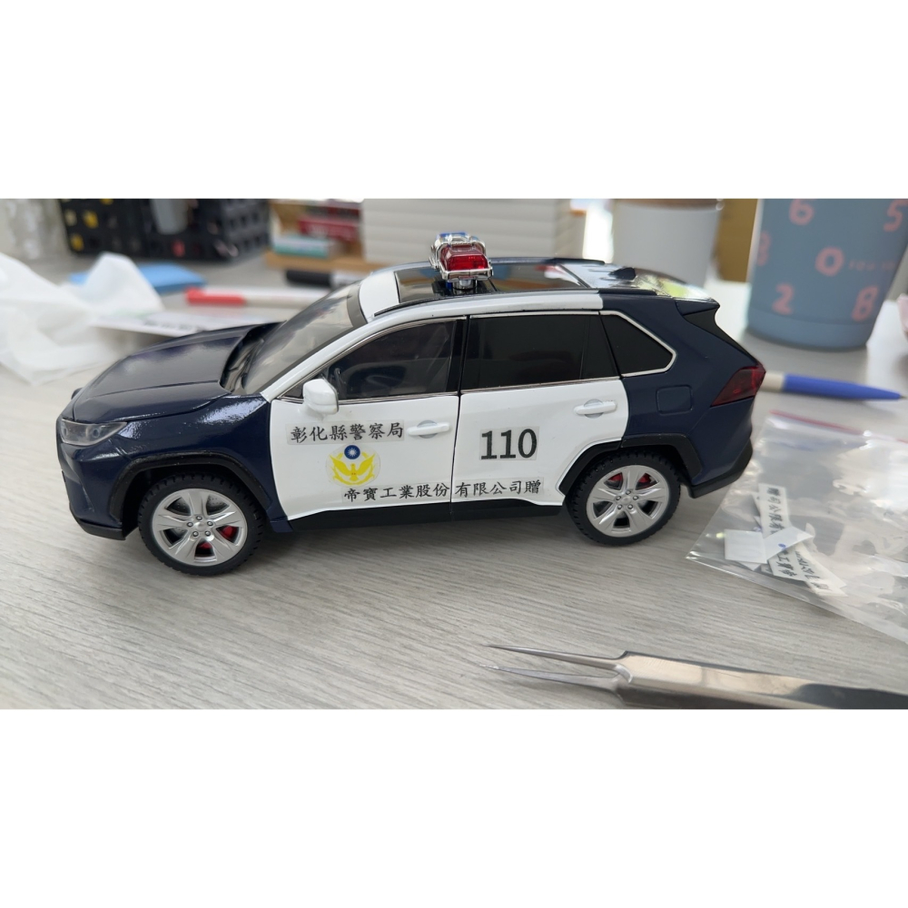 警車模型訂製 客製化任何車款任何大小都可與我討論製作 消防車/救護車/巡邏車都可以喔 黑鑽石TAIWAN_TOY_CAS-細節圖4