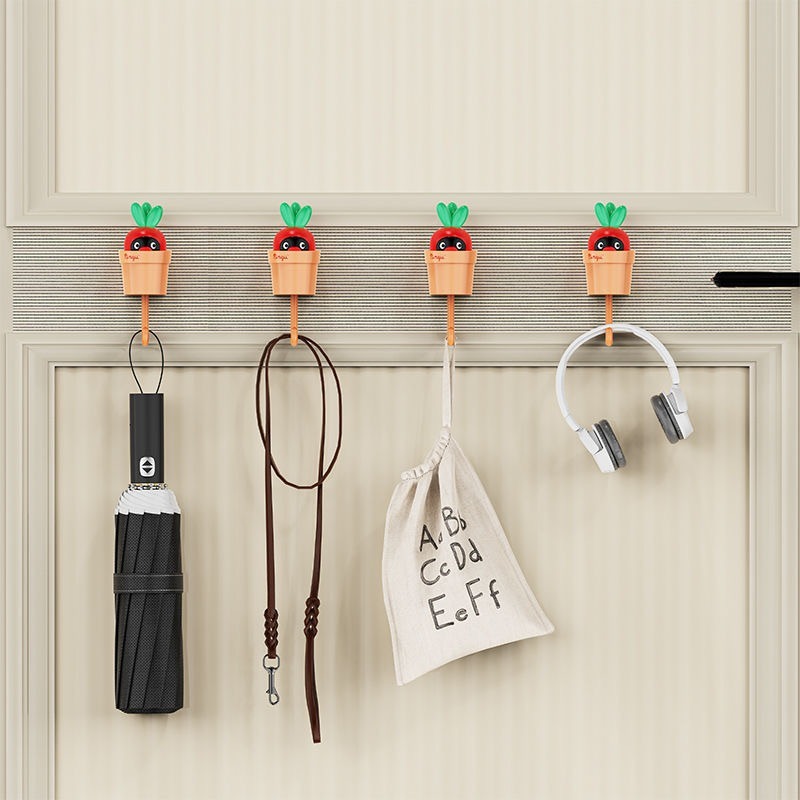 企鵝家族 Pingu 掛式擦手巾 吸水毛巾 手巾 擦拭巾 擦手巾 廚房擦手巾 無痕掛鈎-細節圖6