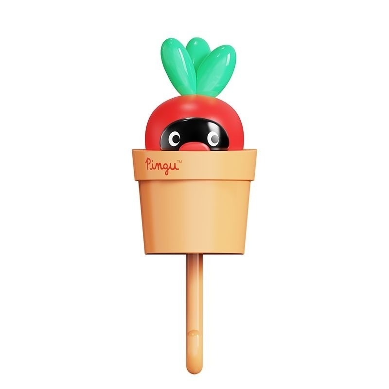 企鵝家族 Pingu 掛式擦手巾 吸水毛巾 手巾 擦拭巾 擦手巾 廚房擦手巾 無痕掛鈎-細節圖9