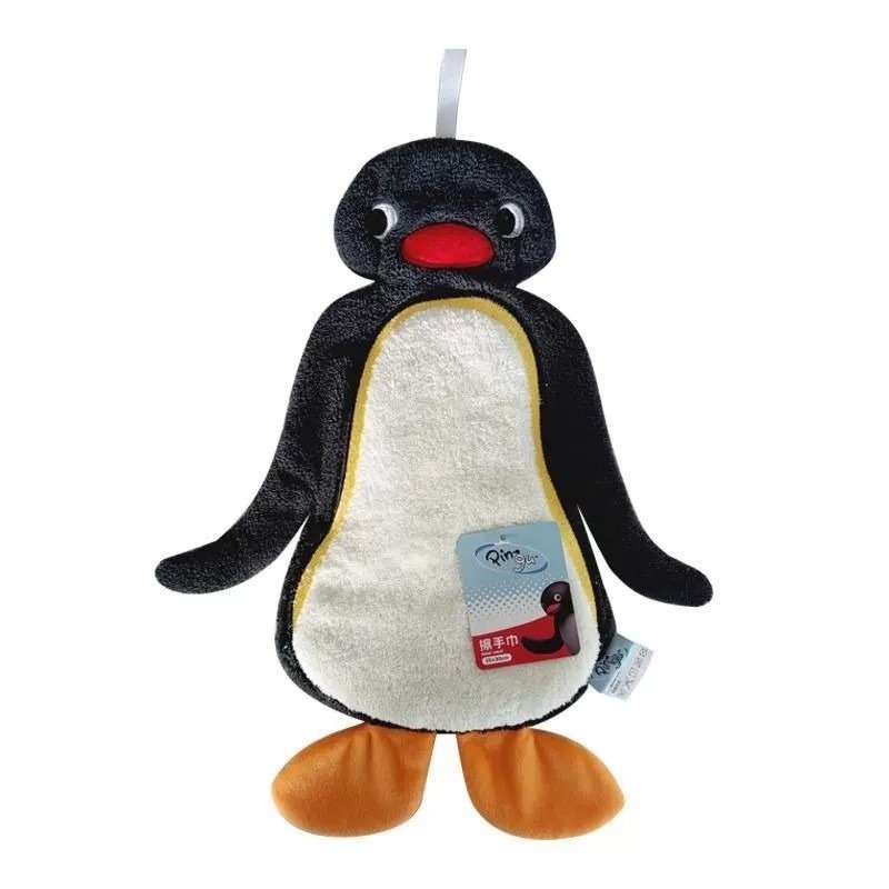 企鵝家族 Pingu 掛式擦手巾 吸水毛巾 手巾 擦拭巾 擦手巾 廚房擦手巾 無痕掛鈎-規格圖9