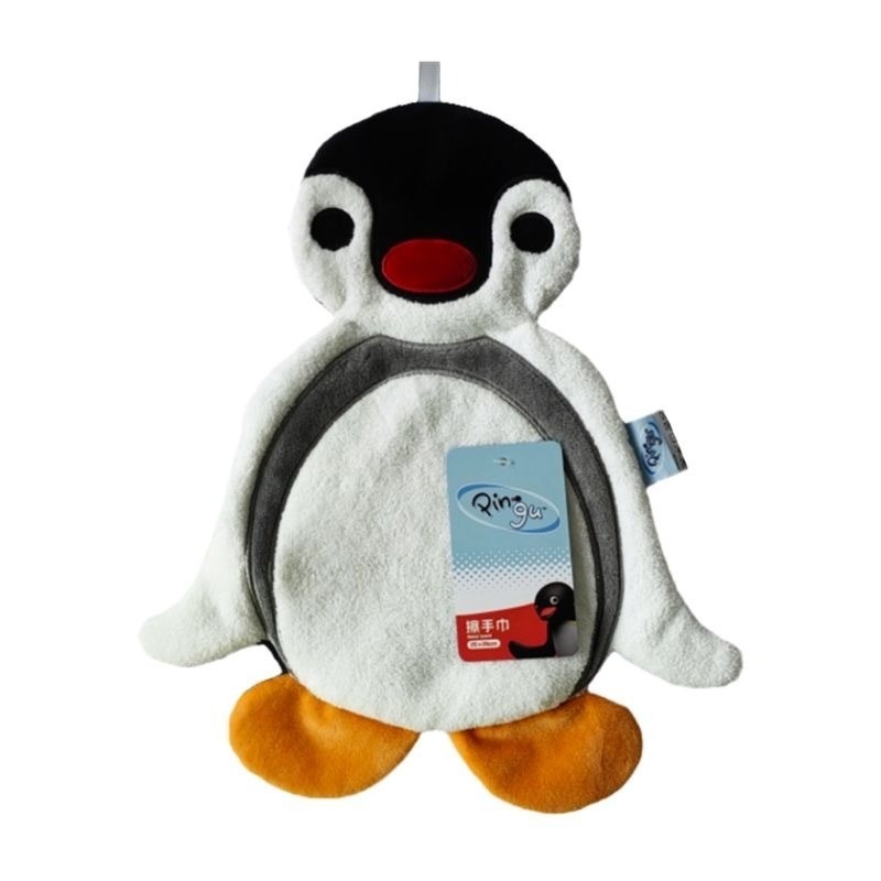 企鵝家族 Pingu 掛式擦手巾 吸水毛巾 手巾 擦拭巾 擦手巾 廚房擦手巾 無痕掛鈎-規格圖9