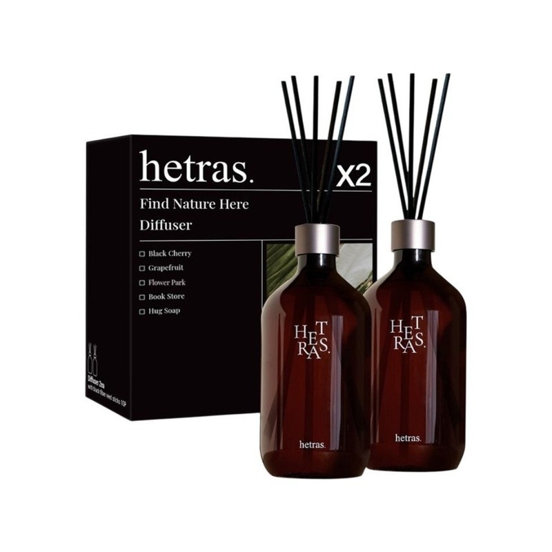 現貨 韓國 Hetras 首席調香師擴香瓶2入組 居家香氛 擴香瓶 室內香氛 擴香棒 廁所芳香 除臭-規格圖8