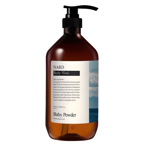 現貨 韓國 NARD 清新香水沐浴乳 白麝香1000mL 香氛沐浴乳 沐浴露 保濕 A1030-規格圖6
