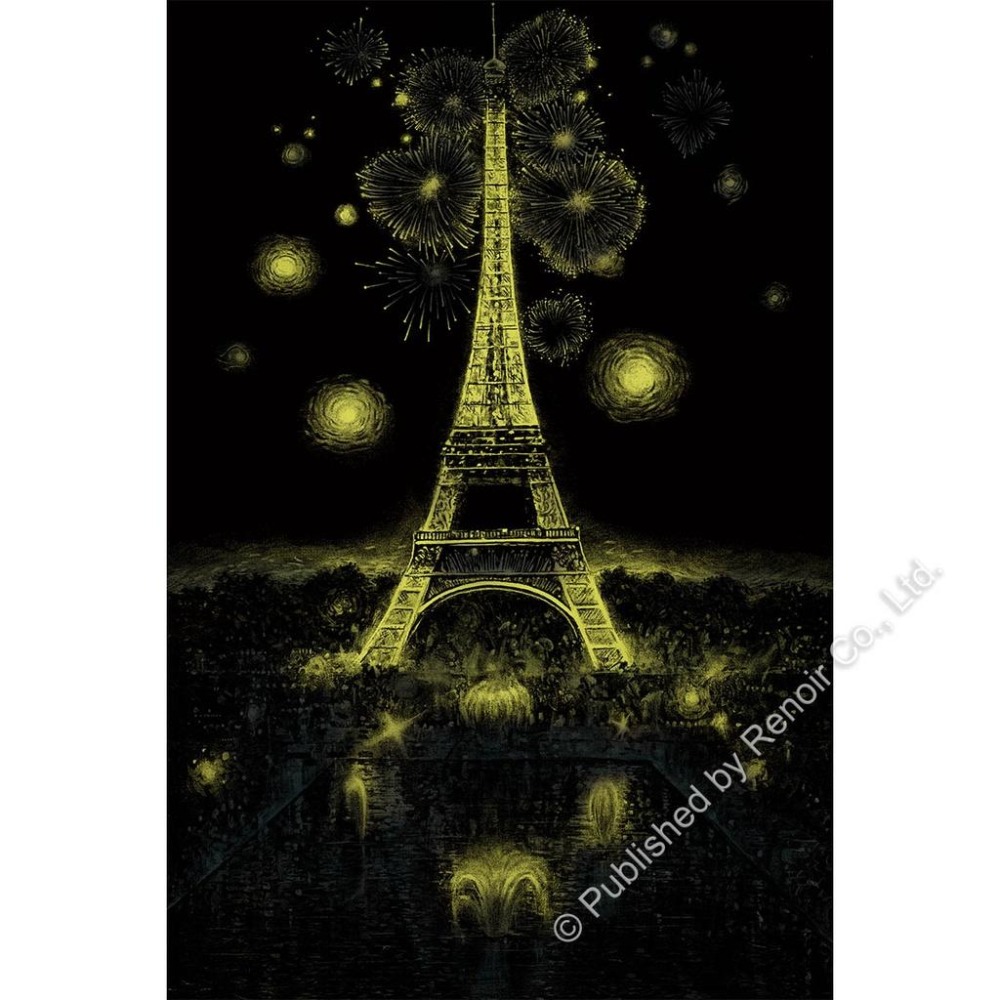 雷諾瓦拼圖文化坊/當梵谷遇見巴黎/1008片/羅伯‧林‧尼爾森/夜光-細節圖3