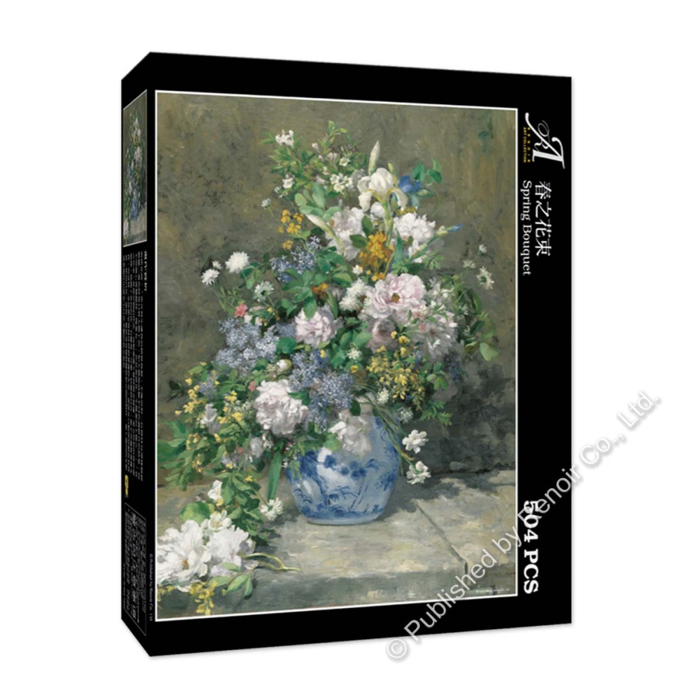 雷諾瓦拼圖文化坊/春之花束/504片/雷諾瓦-細節圖2