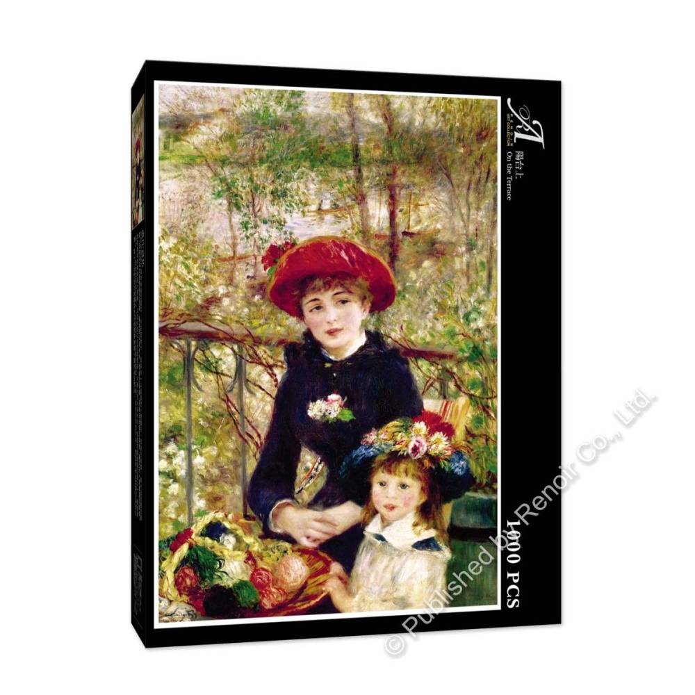 雷諾瓦拼圖文化坊/陽台上 /1000片/ 雷諾瓦-細節圖2