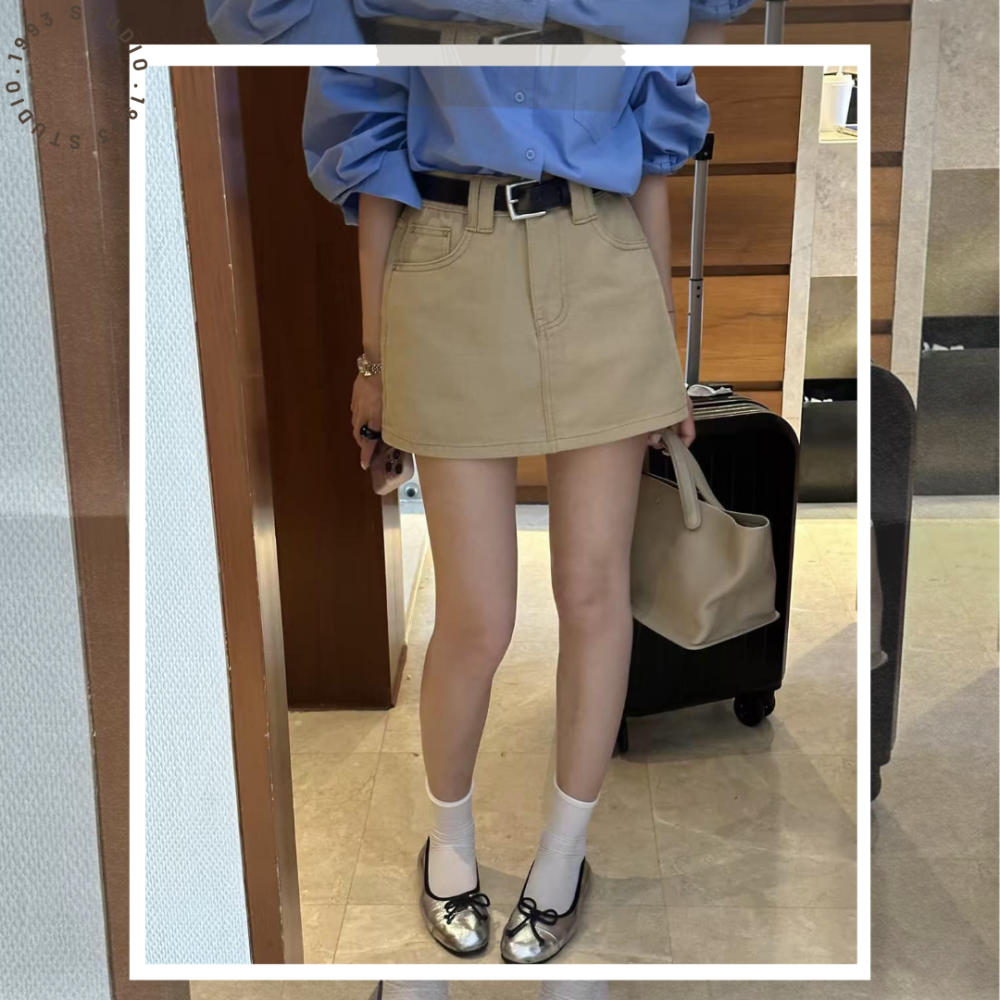 高腰顯瘦裙褲#B20140-細節圖8