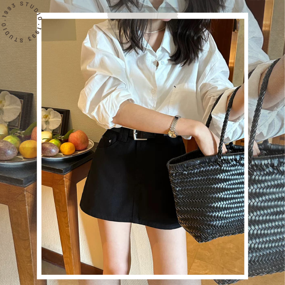 高腰顯瘦裙褲#B20140-細節圖9