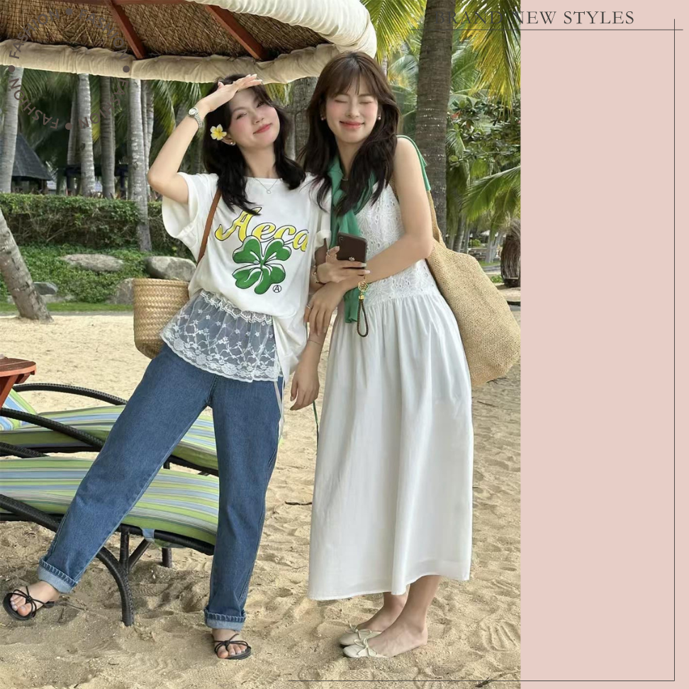 復古高腰直筒牛仔褲#B20145-細節圖5