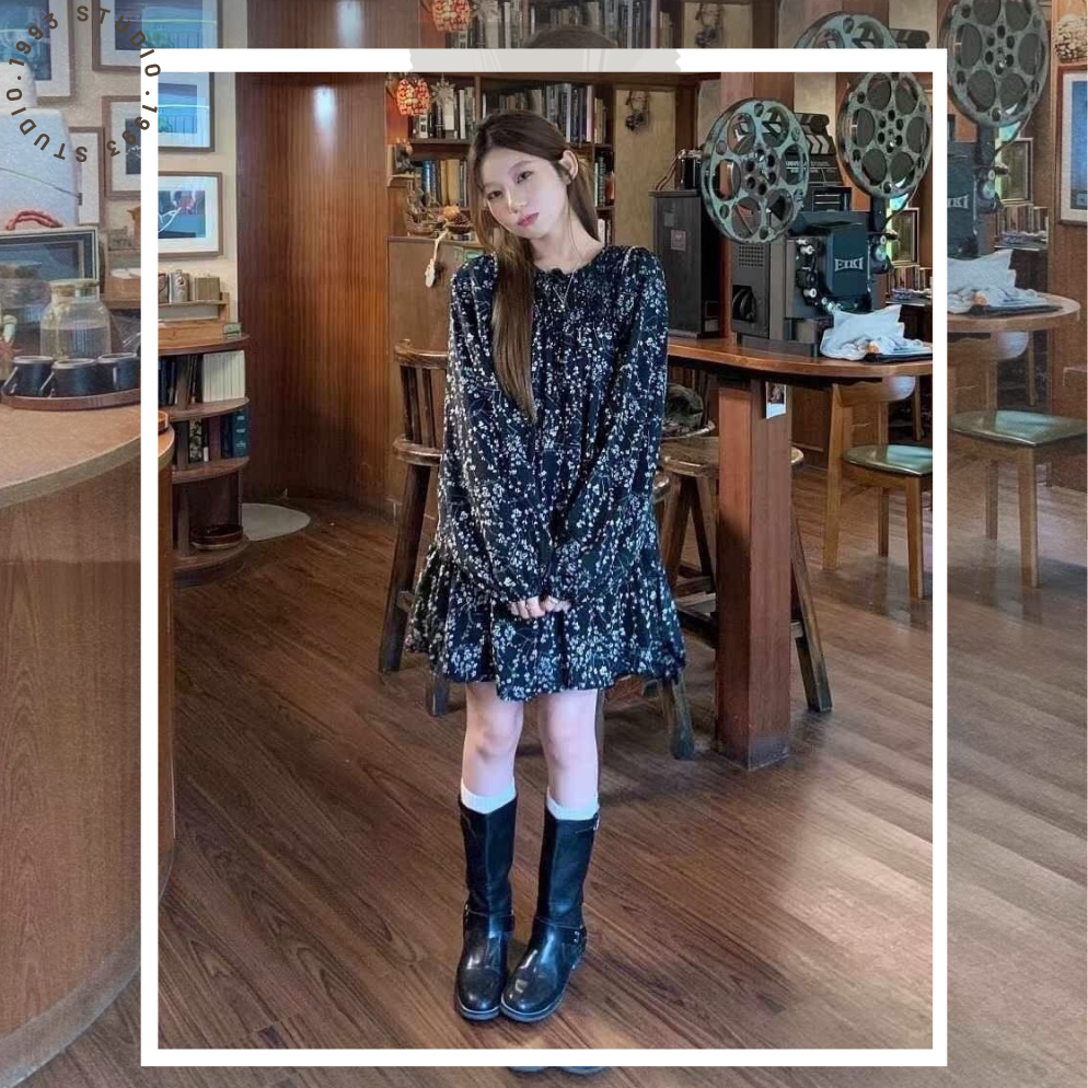 春夏碎花洋裝#B20148-細節圖4