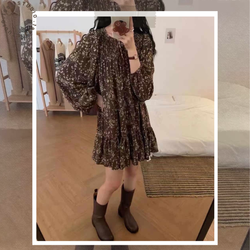 春夏碎花洋裝#B20148-細節圖7