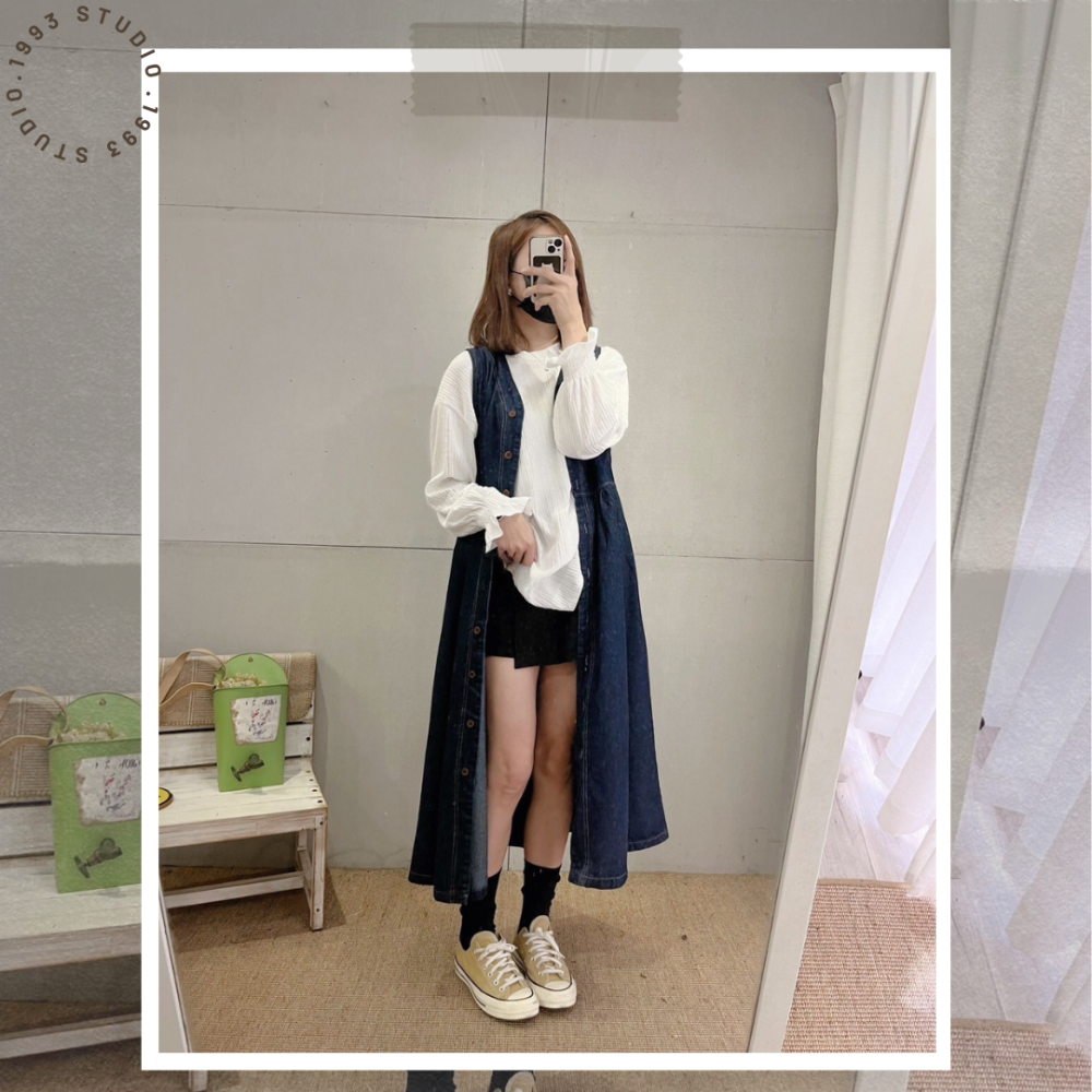 袖縮口亮亮造型上衣/洋裝#B20150-細節圖6