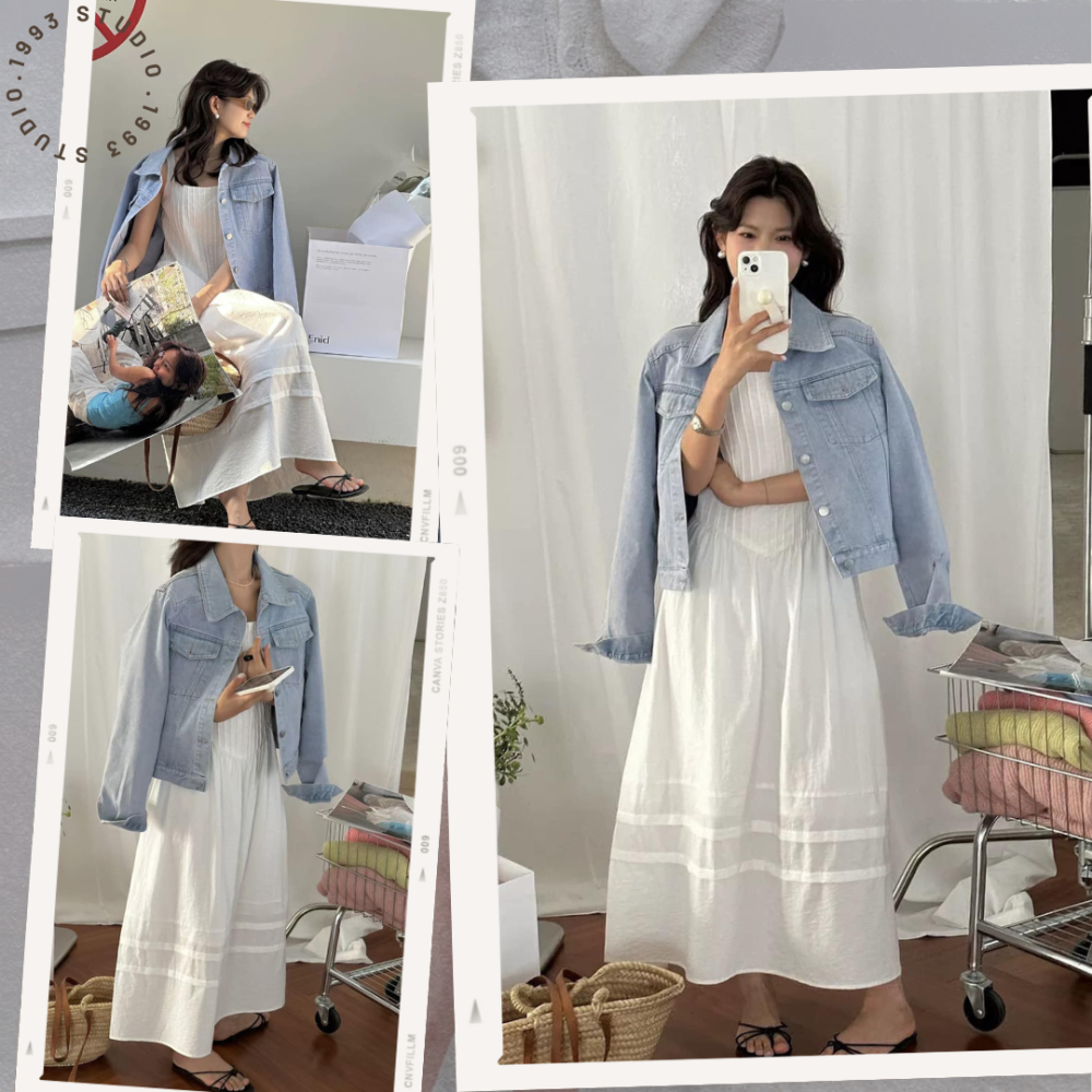 簡約方領背心洋裝#B20160-細節圖4