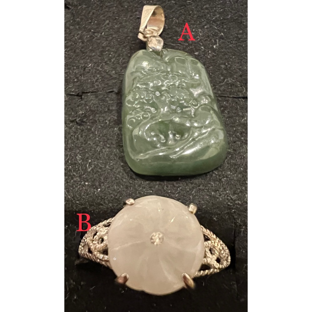 瓜料迷你小山水（1元硬幣大小）、花花戒指-細節圖2