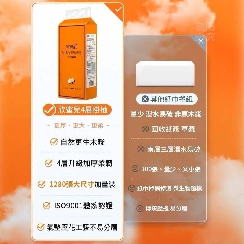 1280家庭號‼️可掛式1280(320抽)張超大容量棉柔紙巾/現貨不用等/蝦皮代開發票-細節圖6