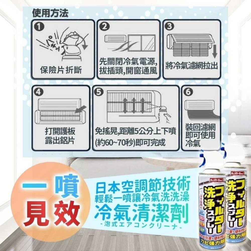 免水洗空調清洗噴霧劑-500ml/現貨不用等/蝦皮代開發票-細節圖8