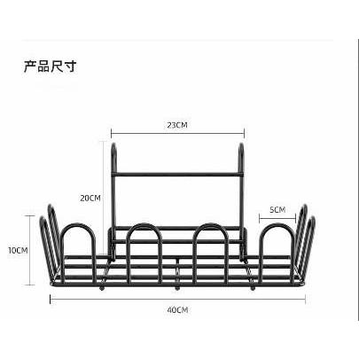 ☔隨掛隨曬☔ 懸掛式鐵藝多功能晾曬架/現貨不用等-細節圖5