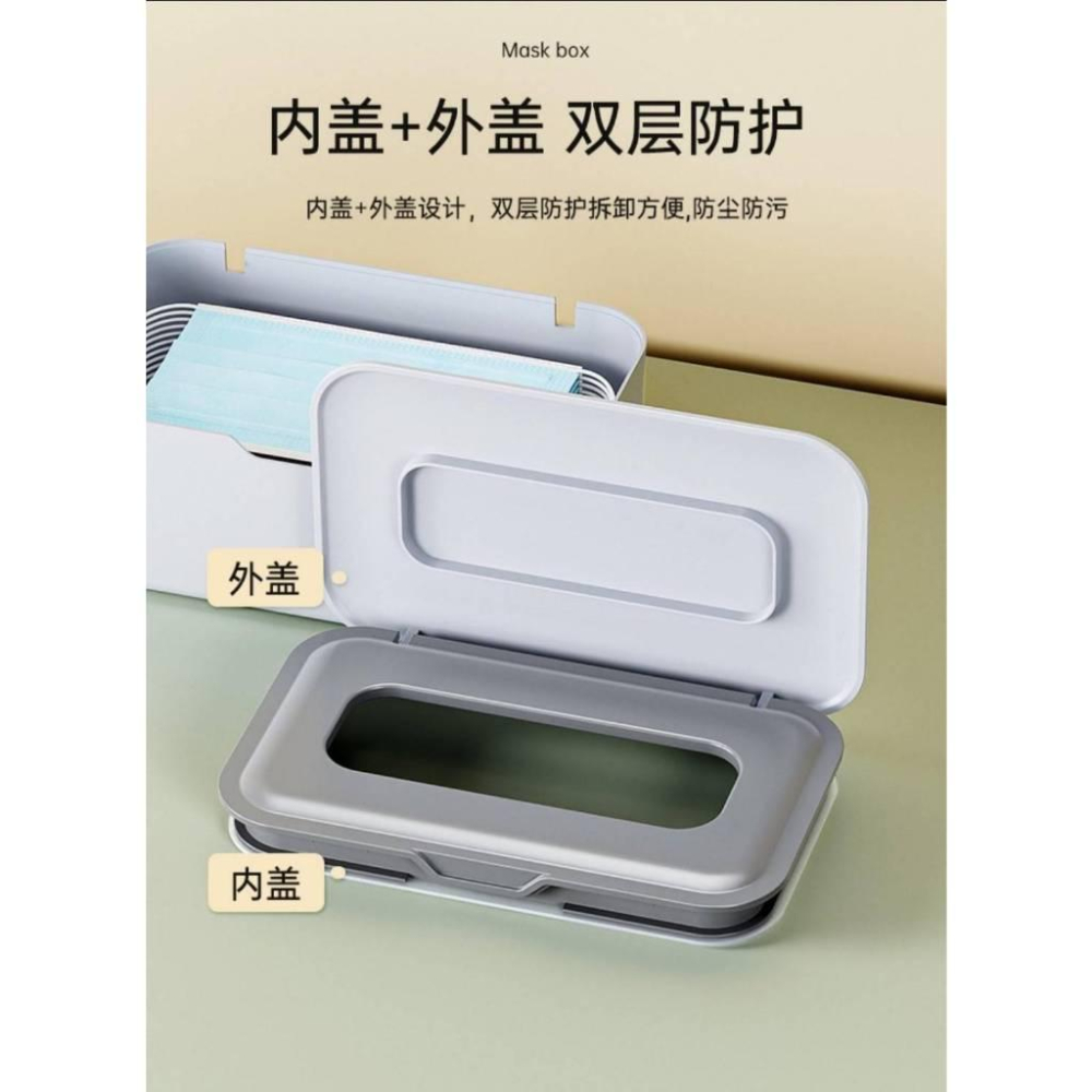 可壁掛口罩紙巾收納盒/現貨不用等-細節圖5