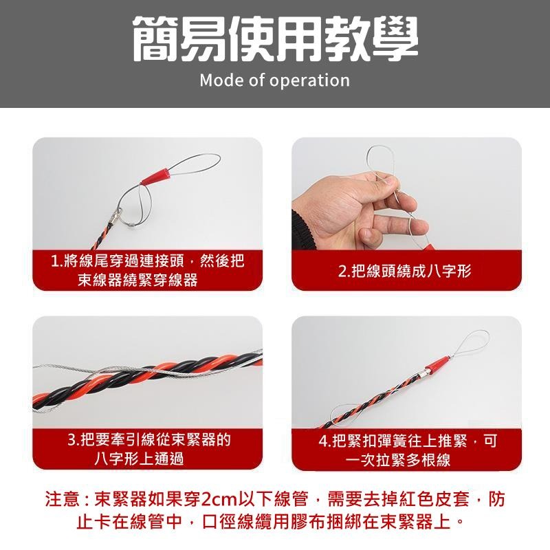 🍁台灣現貨🍁穿牆線引線器（單條售價）🐰F01035A 拉線配件 尼龍穿管器 好易拉速線器工具 電工束緊助拉器 穿線-細節圖3