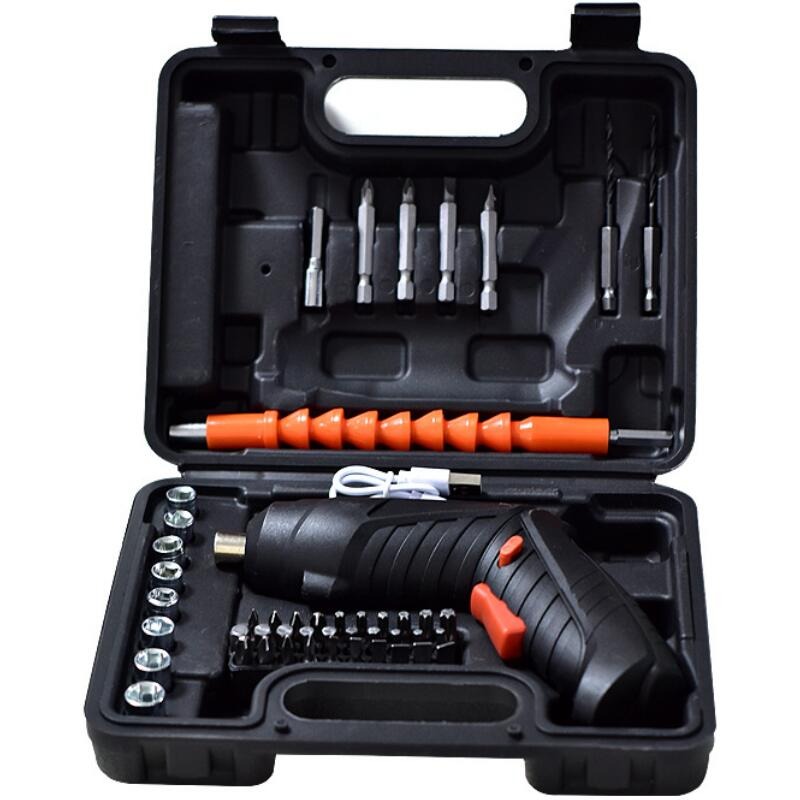 🍁台灣現貨🍁家用充電式電動螺絲起子套裝組 （3.6V充電式、贈收納箱）🐰B10019C 手電筒電動螺絲起子 折疊電-細節圖9