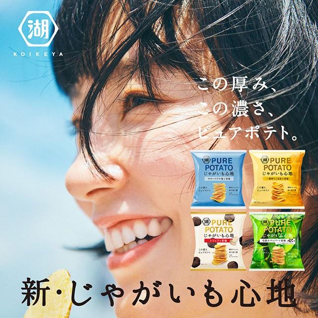 【無國界零食屋】日本 境內版 湖池屋 全系列 洋芋條 洋芋片 餅乾 海苔 辣味 鹽味 薯片 薯條 厚切 岩鹽 松露-細節圖3