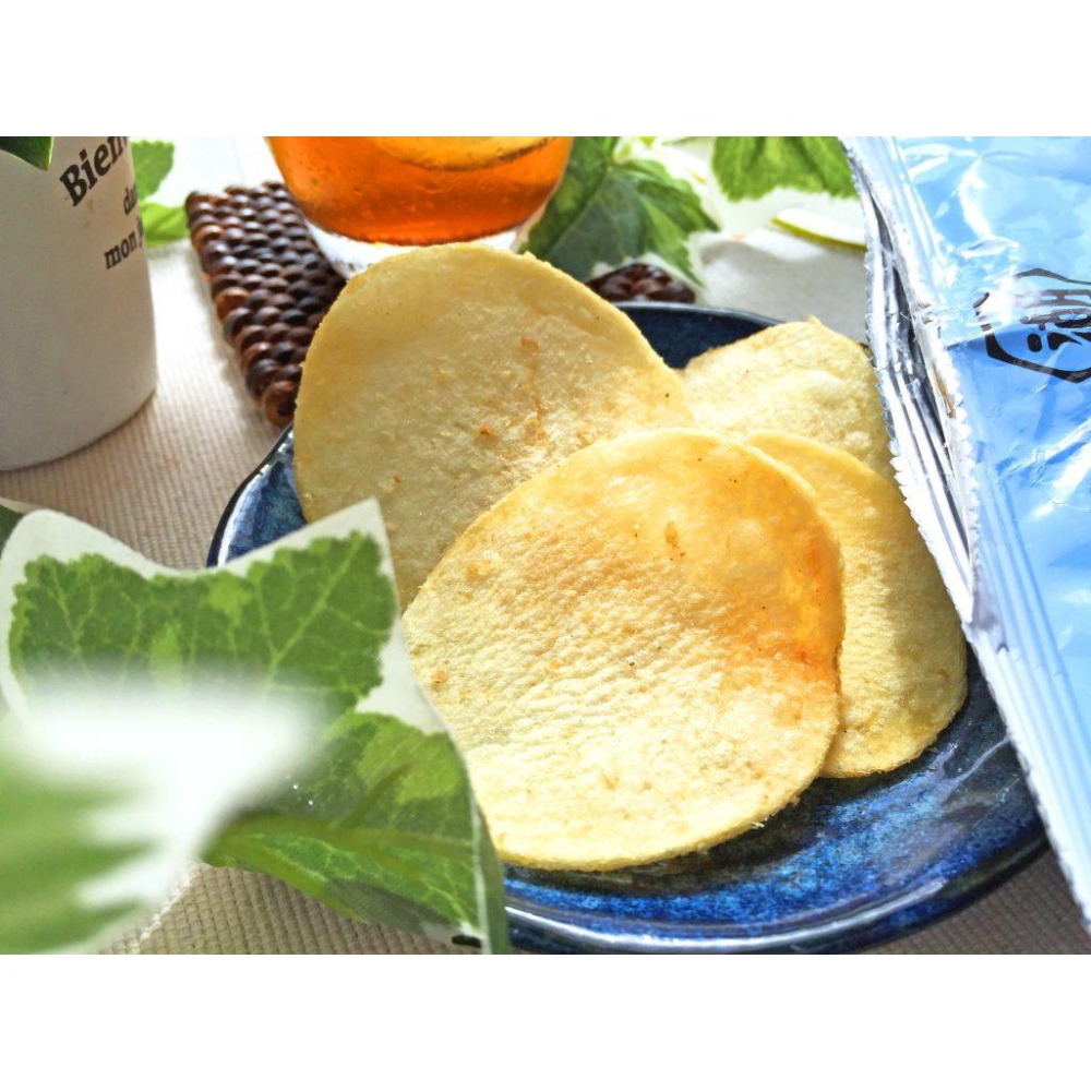 【無國界零食屋】日本 境內版 湖池屋4連洋芋條 湖池屋 洋芋片 餅乾 海苔 辣味 鹽味 薯片 薯條 厚切 岩鹽 薯片-細節圖6