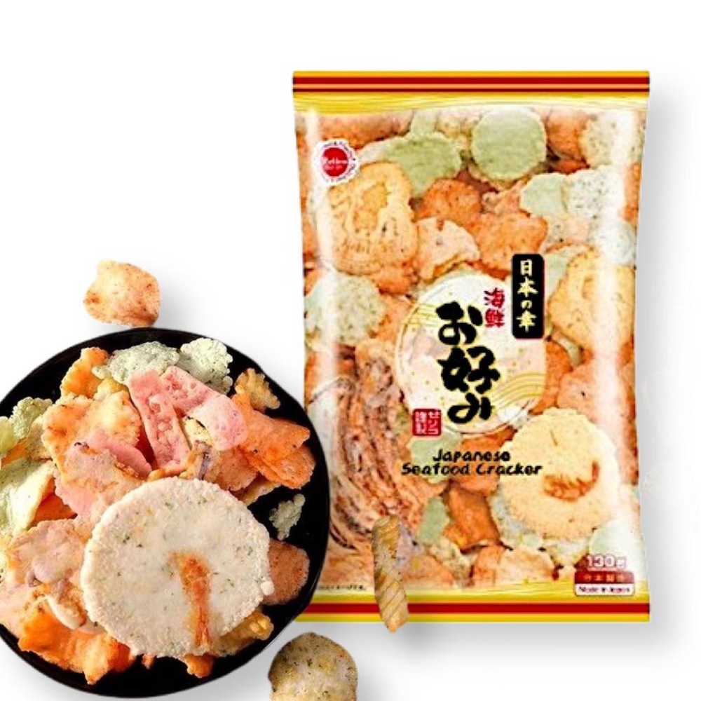 【無國界零食屋】日本 三河屋 海鮮 蝦餅 綜合 海鮮 蝦餅 蝦片 蝦餅米果 大魚舟 仙貝 米菓 綜合蝦餅 餅乾-細節圖3