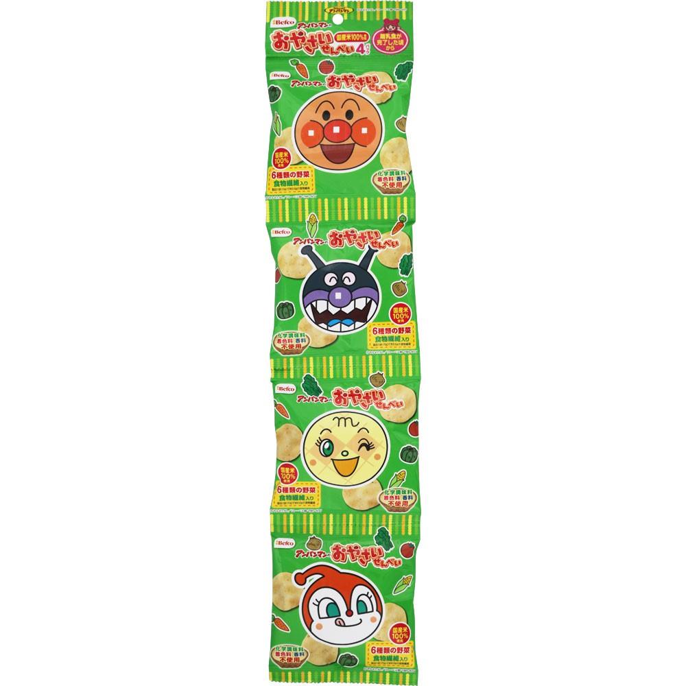 【無國界零食屋】日本 麵包超人 4連串 KITTY 餅乾 圓餅 美樂 玉米濃湯 飛機 串餅 五連串 4連包 螃蟹-細節圖6