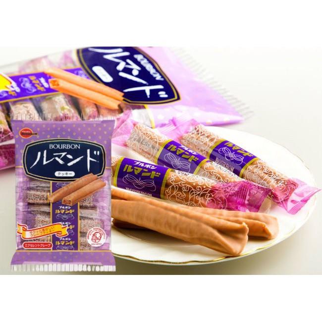 【無國界零食屋】日本 Bourbon 北日本 奶油 蛋捲 餅乾 捲心酥 奶油捲 巧克力 葡萄 雞蛋蛋捲 奶油捲餅乾-細節圖3