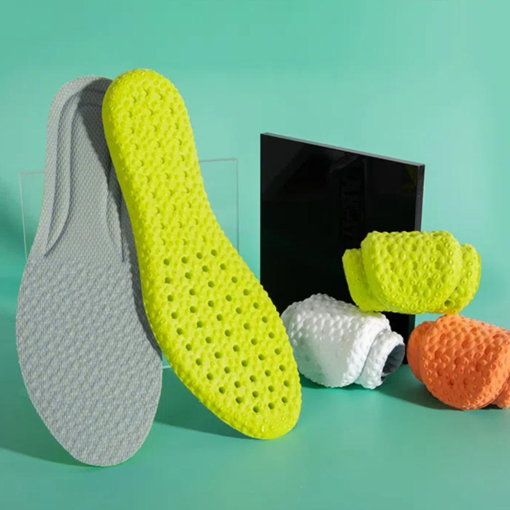台灣現貨 減壓鞋墊 鞋墊 運動 除臭鞋墊 透氣鞋墊 超軟氣墊 運動 加厚鞋墊 運動減震 爆米花鞋墊 足弓墊-細節圖7