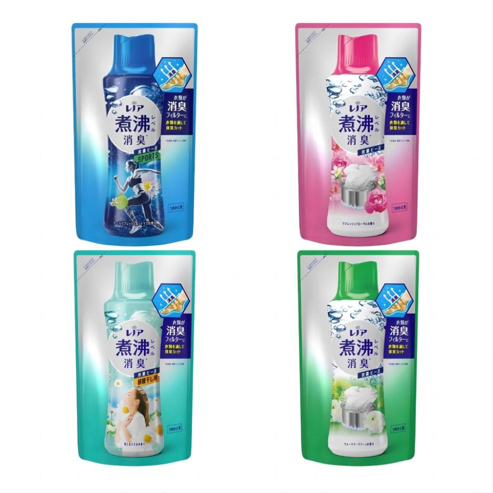 【無國界雜貨舖】日本 2024新版 P&G 補充包 衣物 芳香 顆粒 香香豆 寶僑 衣物 柔軟 本格 消臭 除菌 迷你版-細節圖5