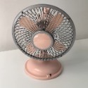 復古懷舊 桌面小風扇 迷你立扇 USB插電/電池兩用【ULife 生活選品】-規格圖7