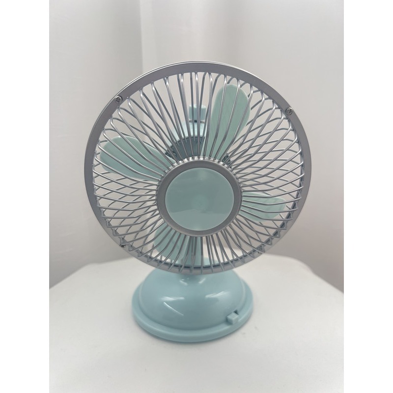 INS風 復古懷舊 桌面小風扇 迷你立扇 USB插電/電池兩用【ULife 生活選品】-細節圖10