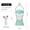 【台灣現貨】復古露營吊燈 火焰氣氛燈 露營燈  復古吊燈 復古燈 媒油燈 露營提燈 充電露營燈-規格圖7