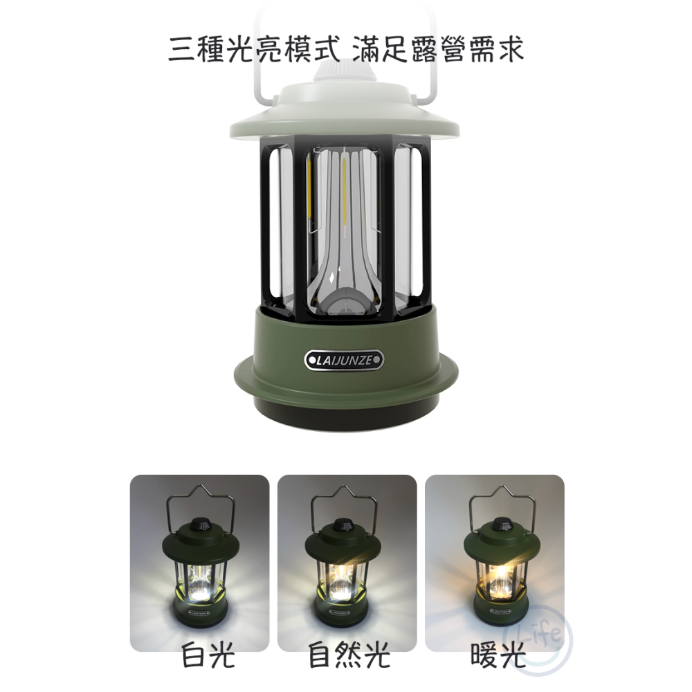【台灣現貨】復古燈 LED 氣氛燈 復古檯燈 露營燈 復古媒油燈 媒油燈 露營提燈 充電露營燈-細節圖3
