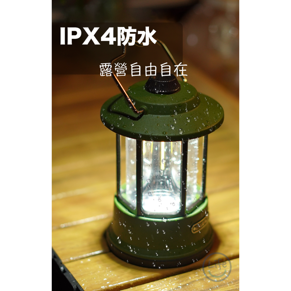 【台灣現貨】復古燈 LED 氣氛燈 復古檯燈 露營燈 復古媒油燈 媒油燈 露營提燈 充電露營燈-細節圖4