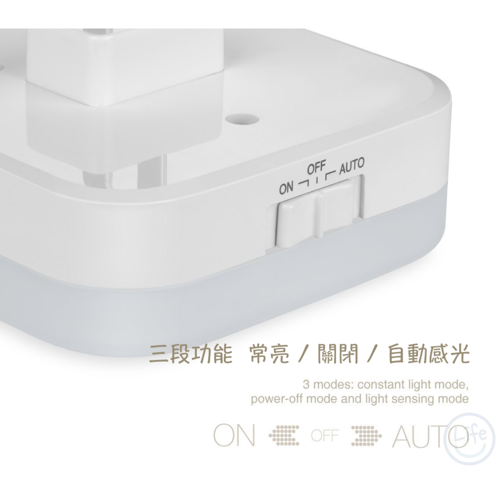【台灣現貨】光控USB小夜燈 小夜燈 感光小夜燈 插電小夜燈 光控小夜燈 USB小夜燈 感應小夜燈【ULife生活選品】-細節圖4